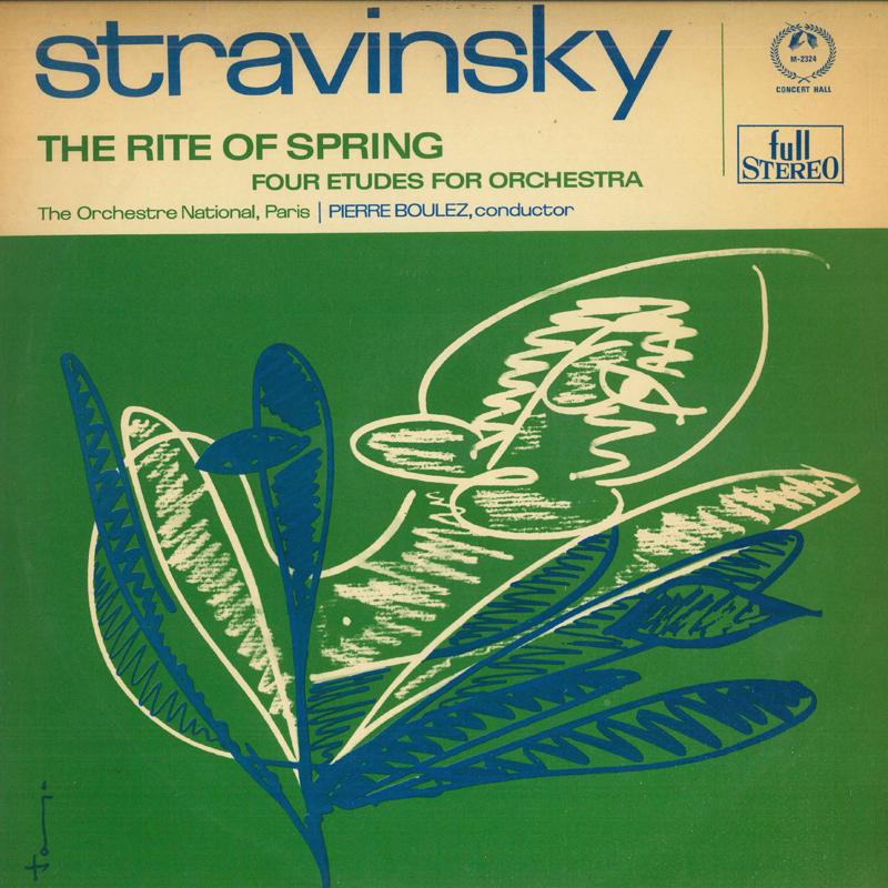 

LP Пластинка ПЬЕР БУЛЕЗ, НАЦИОНАЛЬНЫЙ ОРКЕСТР Д - Стравинский Весна священная, Четыре этюда SM2324 CONCERT HALL Япония Классика Б/У