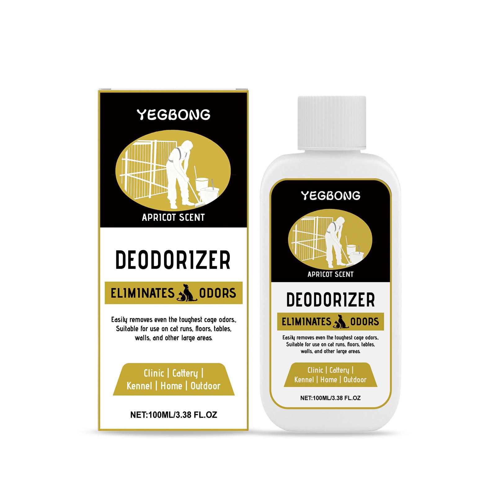 

YEGBONG Natural Apricot Scent Pet Bed Freshener and Multi-Surface Odor Cleaner