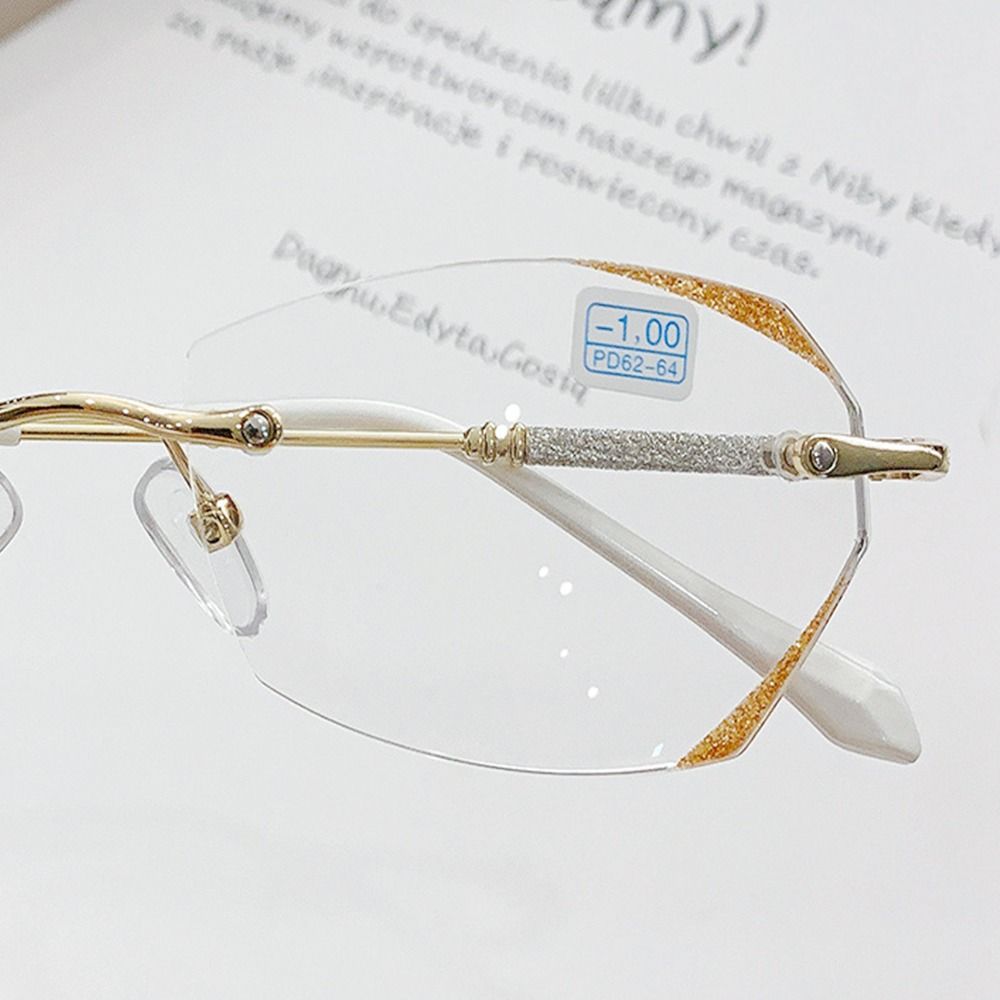 Vision Care Diamond Ultra Light Frame Eye Protection Anti-Blue Light  Eyeglasses Myopia Glasses