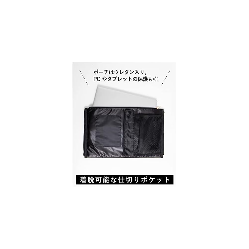 WEGO Ita Bag (Large Size) Lace-up Tote Bag, Decorated Bag, A3/A4 Size, Clear, for Fandom