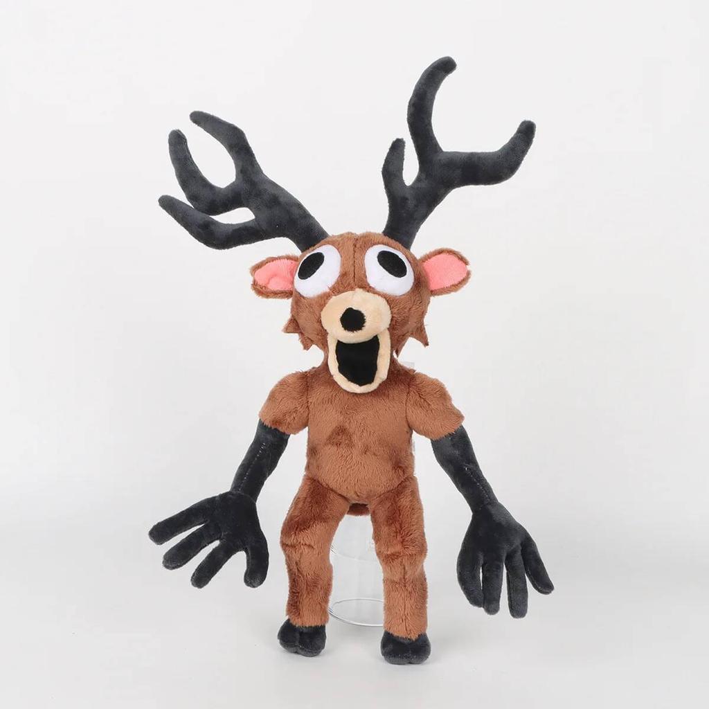 Nuovo Peluche 99 Notti Nella Foresta Merchandising Gioco Supporto e Seduta Marrone Alce Cervo Gufo Bianco Bambola di Peluche Cuscino Per Regali Bambino