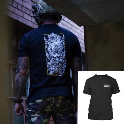 Proverbial Maxim Savage Tacticians Military Tactics TShirt Cotton Graphic Tee Unisex Unisex Summer Streetwear