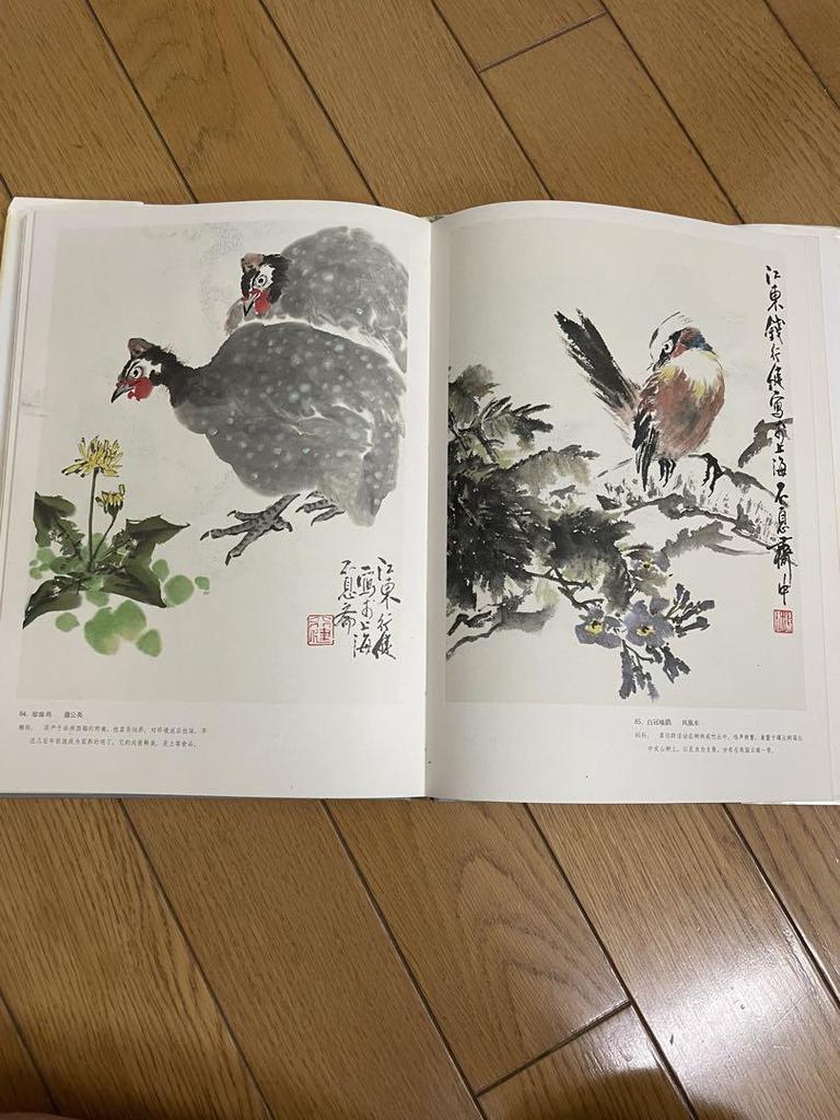 [USED] "Picture of a Hundred Birds by Qian Xingjian, Shanghai Painting and Calligraphy Publishing House, Chinese Art Collection