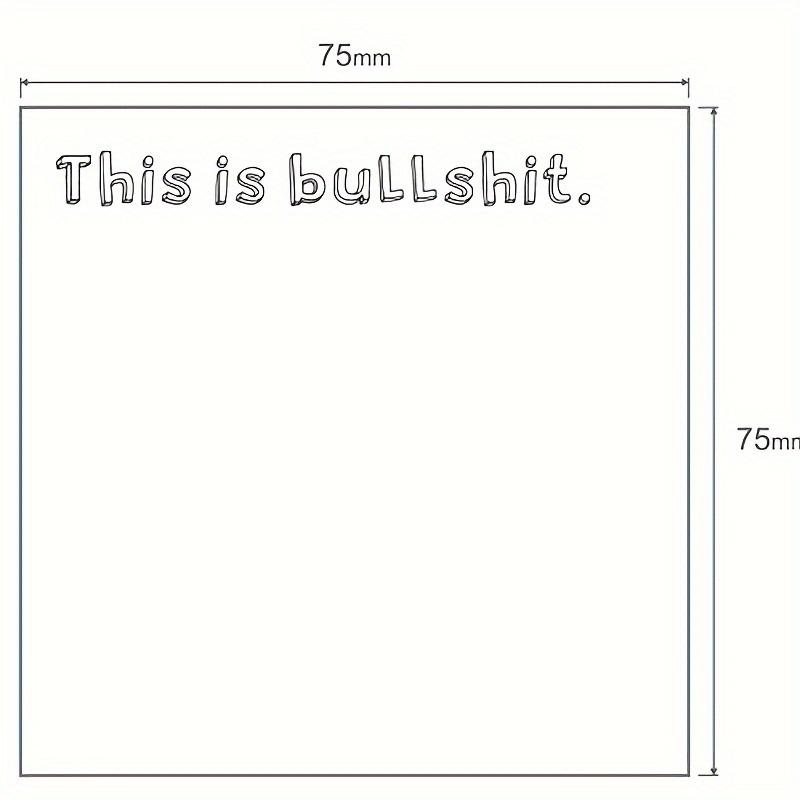 

50 листов забавных прозрачных водонепроницаемых ПЭТ-блокнотов Posted It Sticky Notepads Posts for School Canvas Office Supplies 1