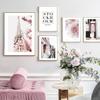 Paris Turm Pfingstrose Marokko Tür Sexy Mädchen Wand Kunst Leinwand Malerei Nordic Poster Und Drucke Wand Bilder Für Wohnzimmer decor