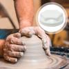 Yousheng Ceramic Clay Spinner Tool 4cm/6cm Diameter Pottery Clay Throwing Trimming Tool Pottery Finishing Tool for Potters And Clay Artists