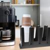Premium Plastic Paper Cup Rack Organizer for Home Office Cafe Bar Desktop Disposable Cup Dispenser Storage Holder