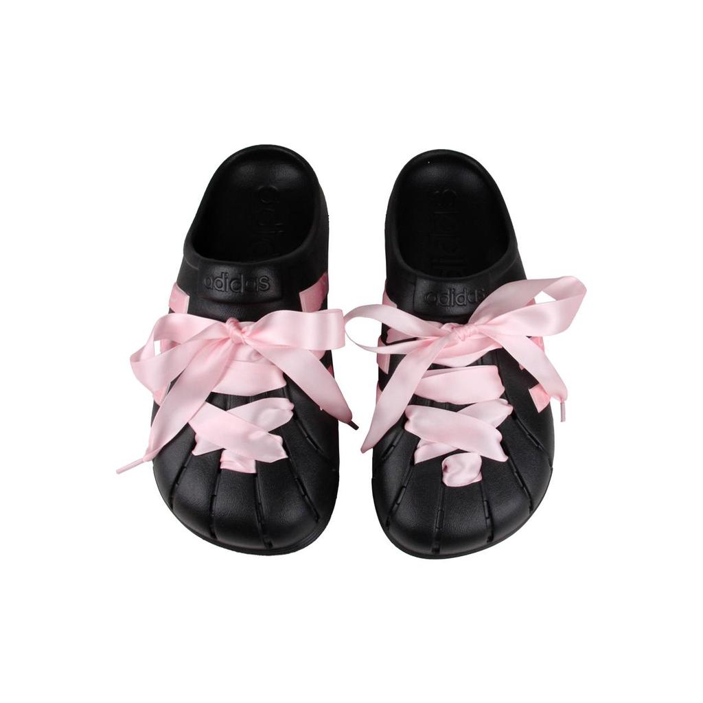 adidas ADILETTE CLOGS Unisex Schwarz Pink GZ5886(TeamJ-520)