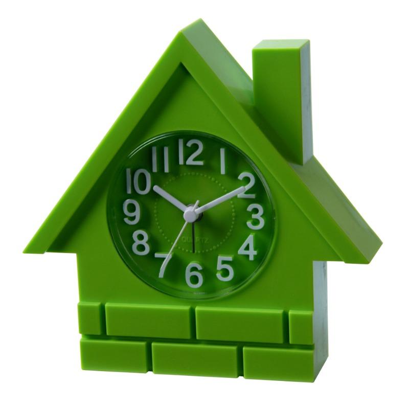 

House Scanning Alarm Clock Highlights 3D Three Dimensional Clock Face Three Dimensional Digital Clock Face House Cartoon Clock