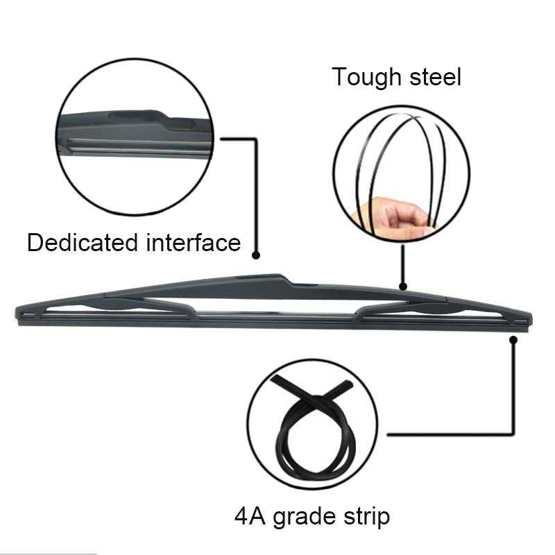 Sada předních a zadních lišt stěračů APPDEE pro Opel / Opel Zafira B 2005-2011 Čelní sklo Okno