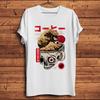 Funny Gothic Great Wave Skull RaUnisex Skeleton Coffee Amusing Tshirt Unisex Casual Short T Shirt Unisex Streetwear Tee Breathable