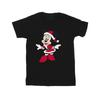 Disney Girls Minnie Mouse Mrs Claus Cotton Christmas T-Shirt