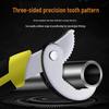 Multifunctional Adjustable Jaw Wrench: Multi-Purpose Pipe Wrench with Large & Small Openings