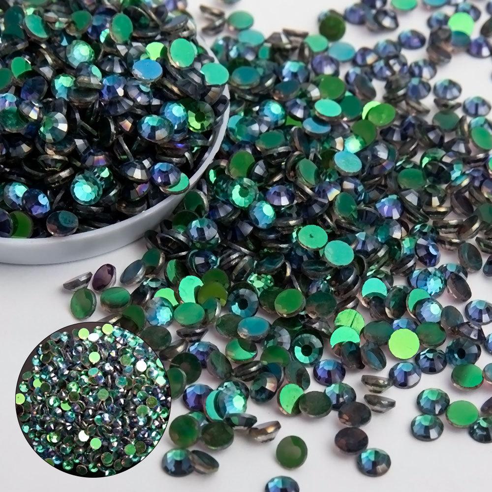 

Мягкие, Хрустальное стекло серии Aurora Маникюрный бриллиант Сделай сам Стразы Guomao A Ювелирные аксессуары SS6 (diameter 1.9-2) 1440 pcs/bag