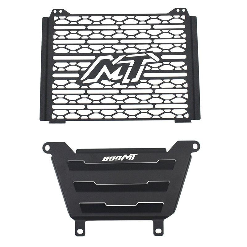 AC30-Motorcycle Accessories Radiator Grille Guard Grill Protective Cover For 800MT MT800 2021-2025 чёрный