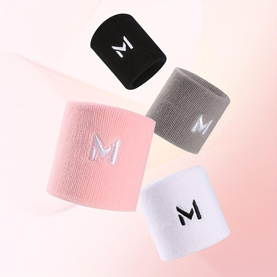 2pcs Sports Wristbands, Sweat-Absorbent and Breathable, for Men and Women, Fitness and Basketball Wrist Sleeves
