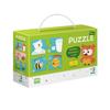 Puzzle Edukacyjne "Gdzie Żyją Zwierzęta" - 12 Elementów Do Dopasowywania Dla Dzieci, Nr 300117