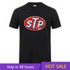 Stp Logo T-Shirt Unisex Lässige T-Shirts Kurzarm Unisex Coole Oberteile Auto Rennsport Motor T-Shirt