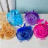 British Styles Women's Fascinator Beautiful Linen Brida Headwears Delicate Hat Adornment For Stylish Appearance