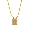 Fashion, Simple and Colorful Love Tarot Card Pendant Necklace for Women In Europe and America