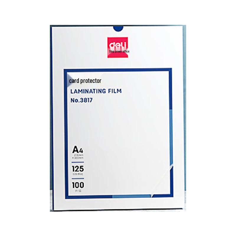 Deli 3817 A4 125mic Laminating Film