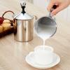 Stainless Steel Coffee Foamer 400ML Coffee Mixer Dust-proof Milk Frothing Mug Cup Foam Maker