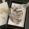 Tropical Jungle 100% Mulberry Silk Herringbone Silk Scarf Scarf Decorative Scarf Spring and Autumn Square Scarf Hangzhou Silk