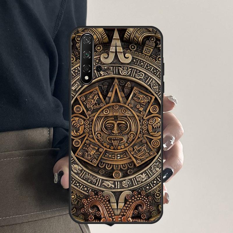 Mayan Calendar For Huawei Nova Y70 Y90 Y60 Y61 Y91 Y72 9 10 SE 12i 12s 11i 5T P60 Pro P20 P30 P40 Lite Case