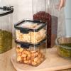 Moisture-proof Stackable Transparent Sealed Food Storage Jar Container with Lid