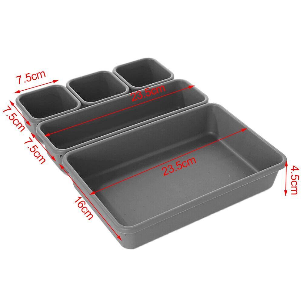 Tableware Storage Box Space Saving Jewellery Storage Trays  for Home Office Desk