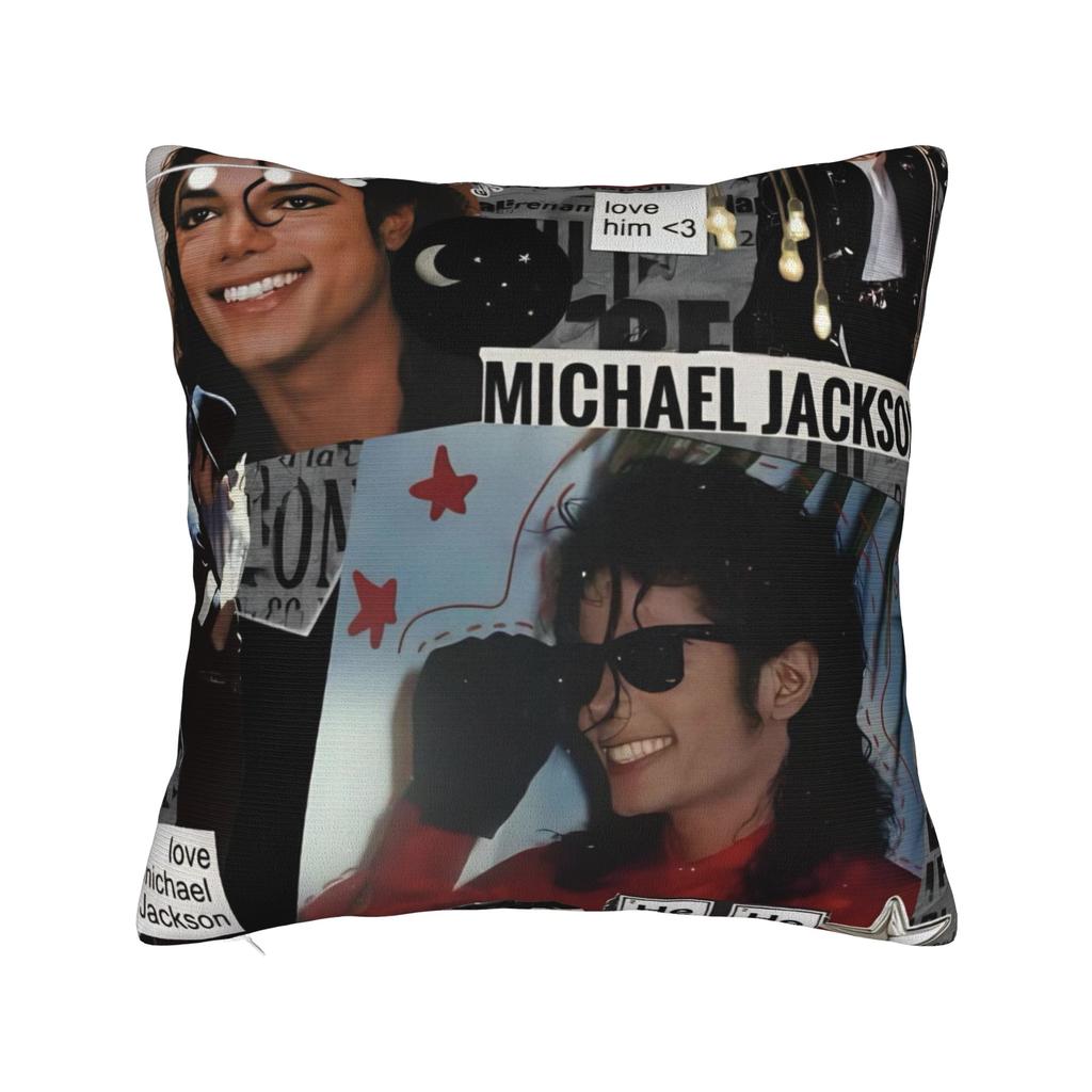Singer Michael Jacksons MJ Tour Pillow Cover Accessories Soft Cushion Cover Gift Pillow Case Cover Home Multi Size