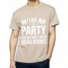 Daily Wear Summer Boys tshirt I Like To Party And By Party I Mean Read Books Short Sleeve Breathable O Neck Top Tees