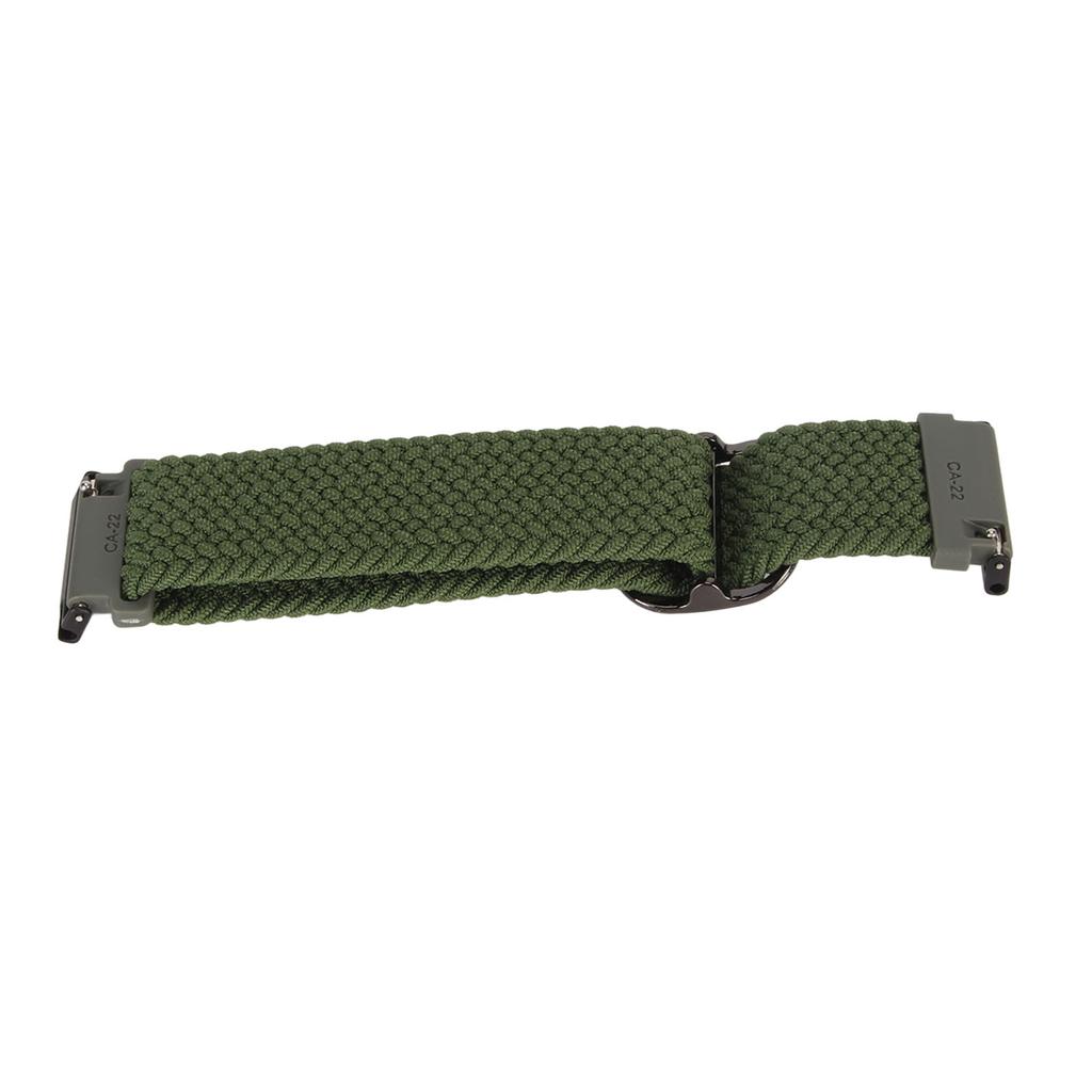 Nylon Watchband Adjustable Replacement Band Sport Breathable Strap for Spartan for Suunto7 OD Green