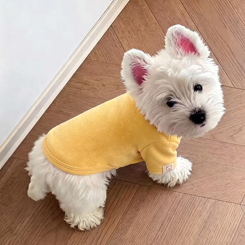 Dog clothes autumn and winter than bear teddy puppet small dog cat pet anti-hair German velvet two feet bottoming pajamas
