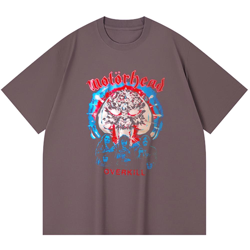 230 Gsm 100% Cotton Heavy Metal T-Shirt Rock Band Popular Music Print Unisex Heavy Cotton T Shirt