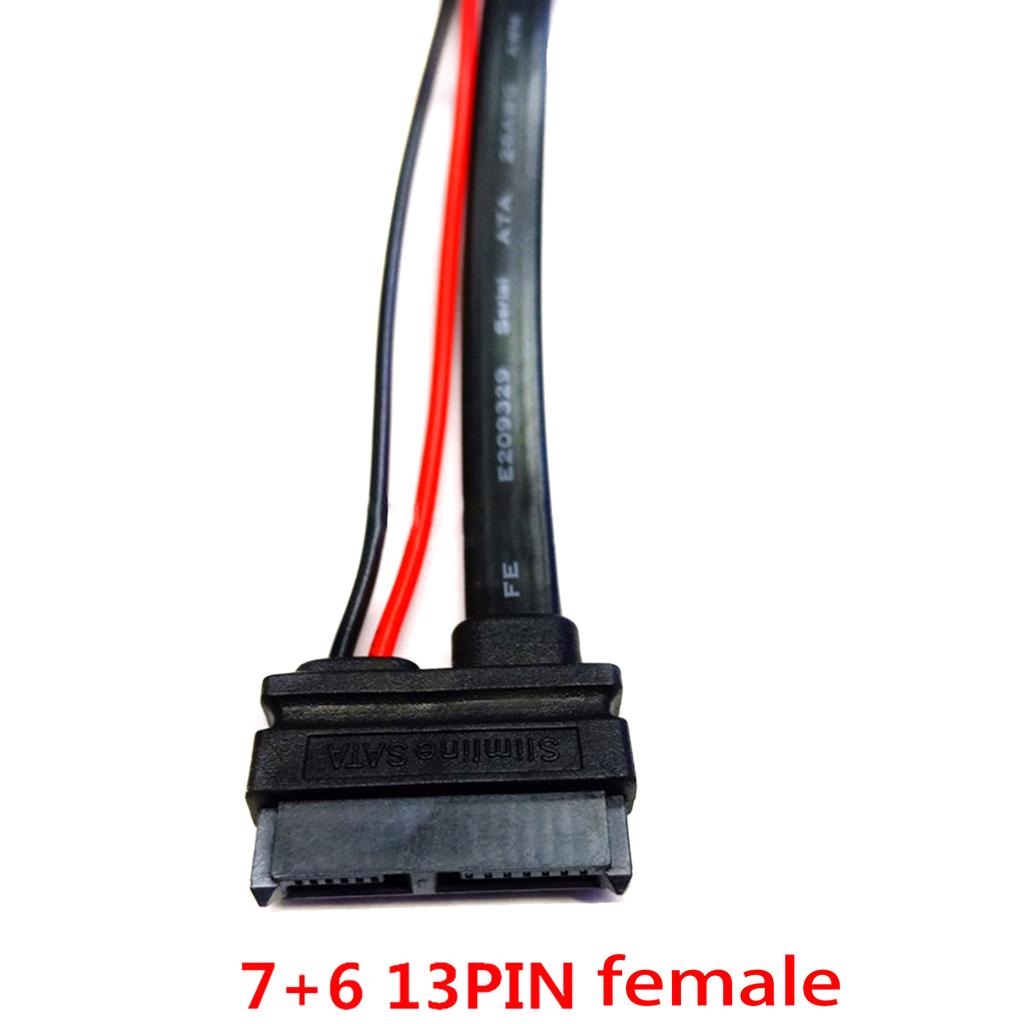 11.8" SATA Adapter Cable Cord Hard Drive Data Line for HDD SSD Optical Drive