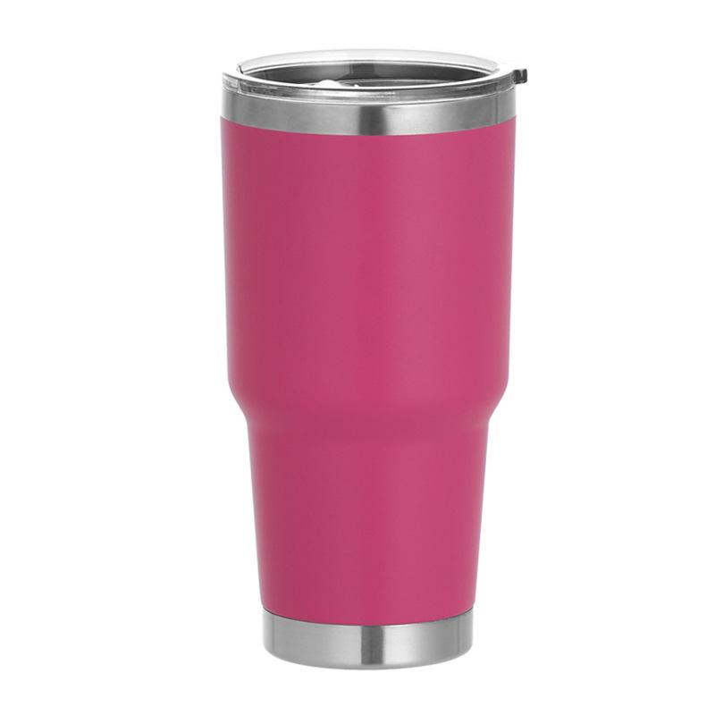 30oz 304 Stainless Steel Vacuum Insulated Car Cup with Powder Coating.
