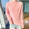 Pit Strip Twisted Flower Sweater for Women In Autumn and Winter New Skin-friendly and Versatile Cashmere Knitted Sweater Warm Base Shirt