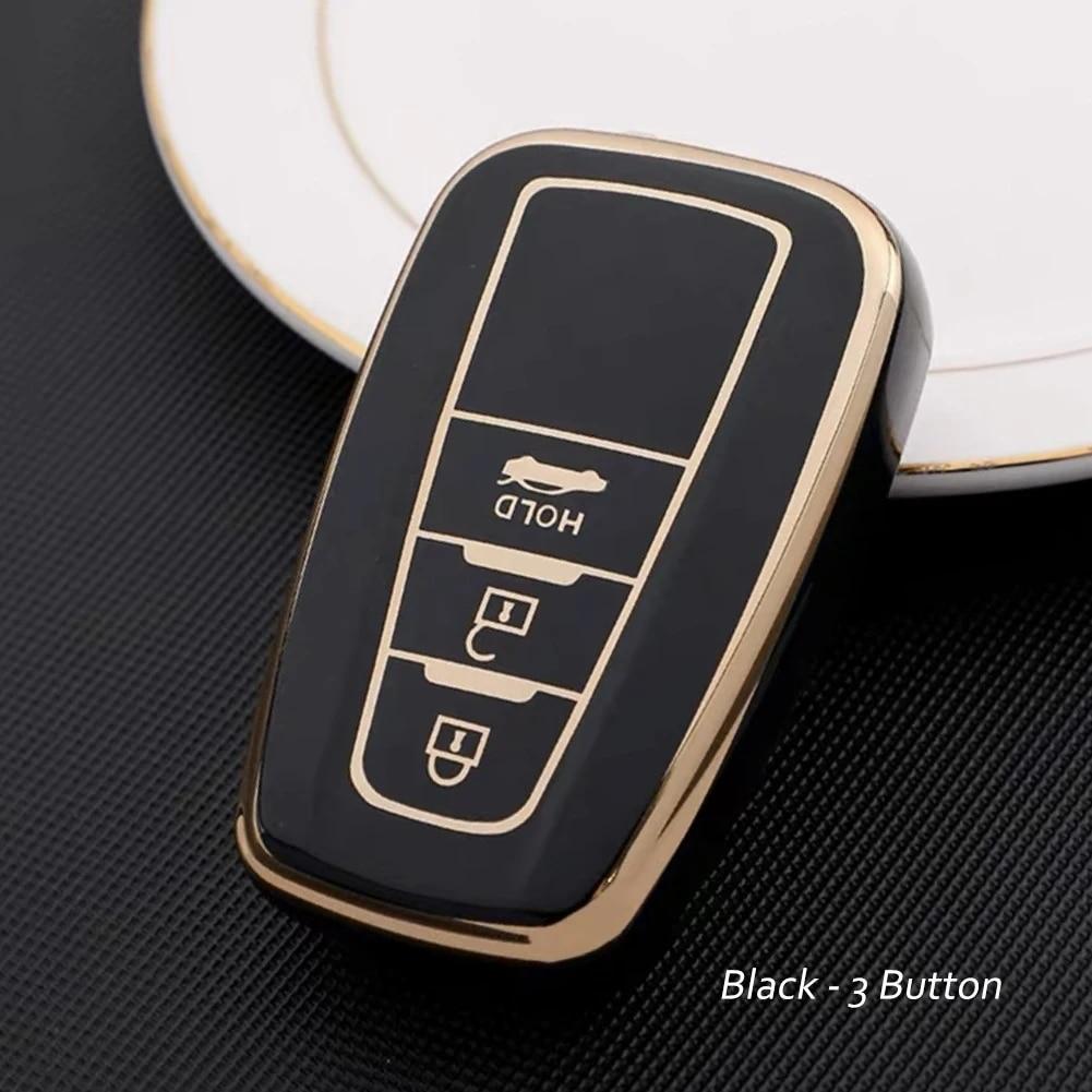 Fashion TPU Car Remote Key Case Cover Shell Fob For Toyota Corolla Prius Camry CHR C-HR RAV4 Altis Land Cruiser Prado Keyless