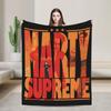 Marty Supreme Movie Flannel Blanket Awesome Throw Blankets for Sofa Bedding Lounge 125*100cm Quilt,
