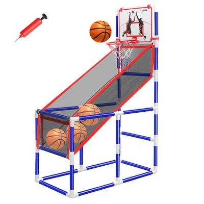 Basketball Game Set Kids Basketball Hoop for Indoor Outdoor with 4 Balls 88cm To 140cm Height