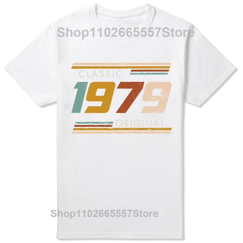 Made In 1979 Limited Edition 45 Years Of Being Awesome T Shirts Gifts Cotton Summer Tees Tops Unisexs Short Sleeve Tshirt