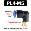 20/50/100PCS Pneumatic Air Connector PL 4mm 6 8 10 12mm Thread 1/8 1/4" 3/8" 1/2" Trachea Elbow Air Fittings Hose Quick Conector Fuel System