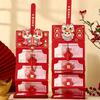 Folding Red Envelope 6/10 Card Slots Red Pocket Lucky Money Evenlopes Red Ita Bag Spring Festival Hongbao Nouvel An Chinois 2026
