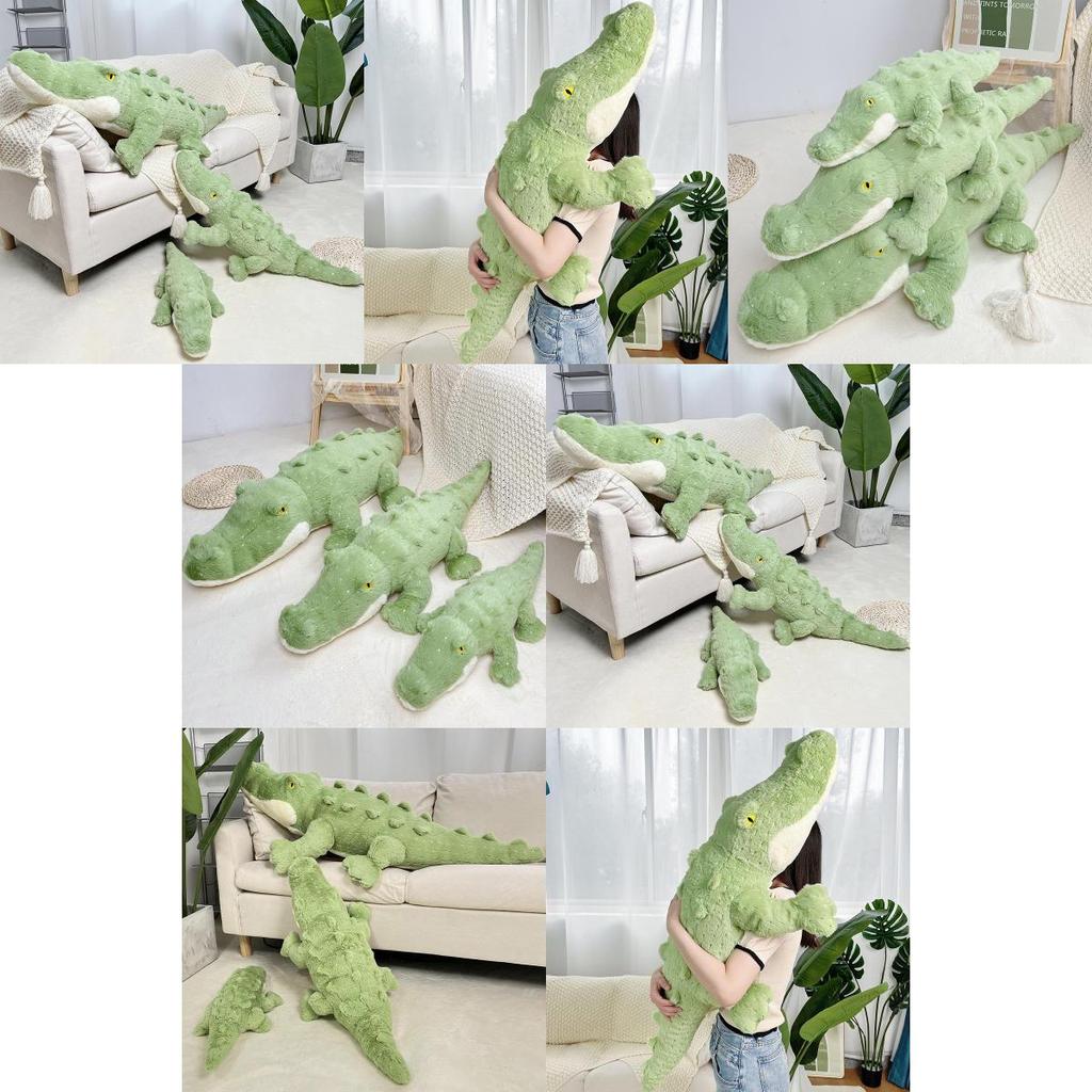 Crocodile Plush Toy Giant Pillow With Pp Cotton Filling For Kids Sleep And Play
