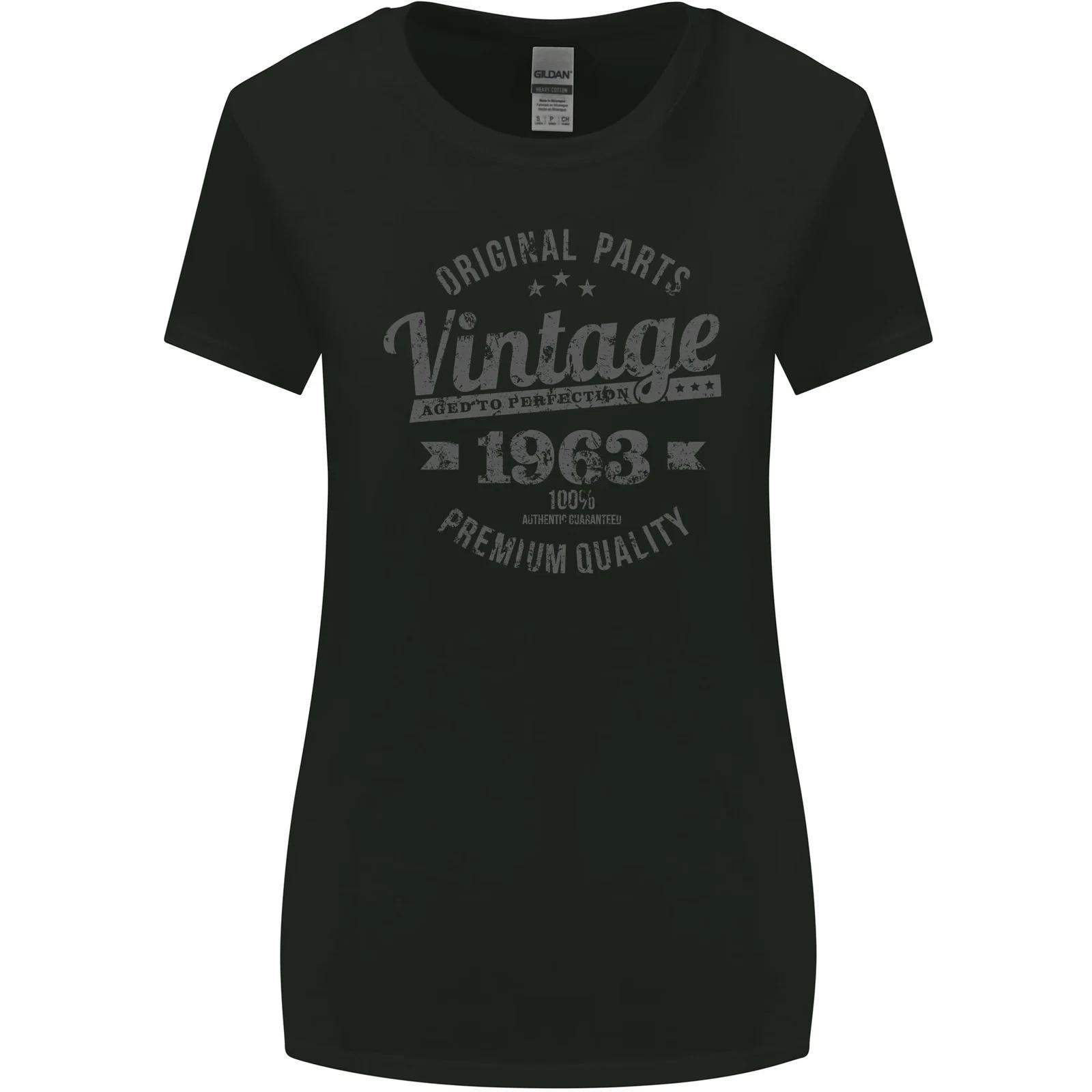 Vintage Year 63rd Birthday 1963 Womens Wider Cut T-Shirt 2XL