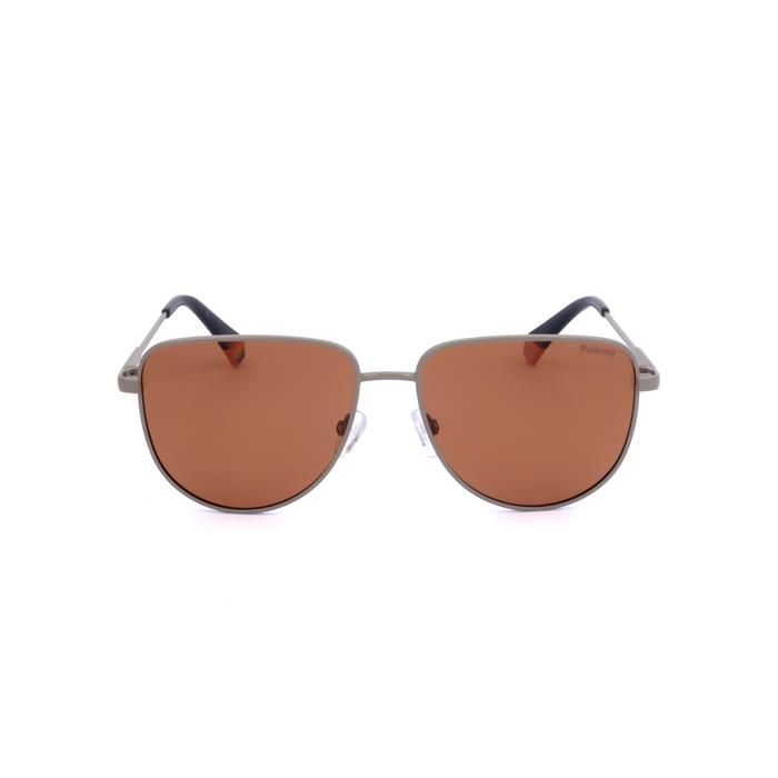 Lunettes De Soleil Polaroid PLD 6196/S/X 56/15/145 2M8 MATTE GREY ORANGE STAINLESS STEEL UNISEX PLD SUN PLD 6196/S/X 2M8 56 15 145