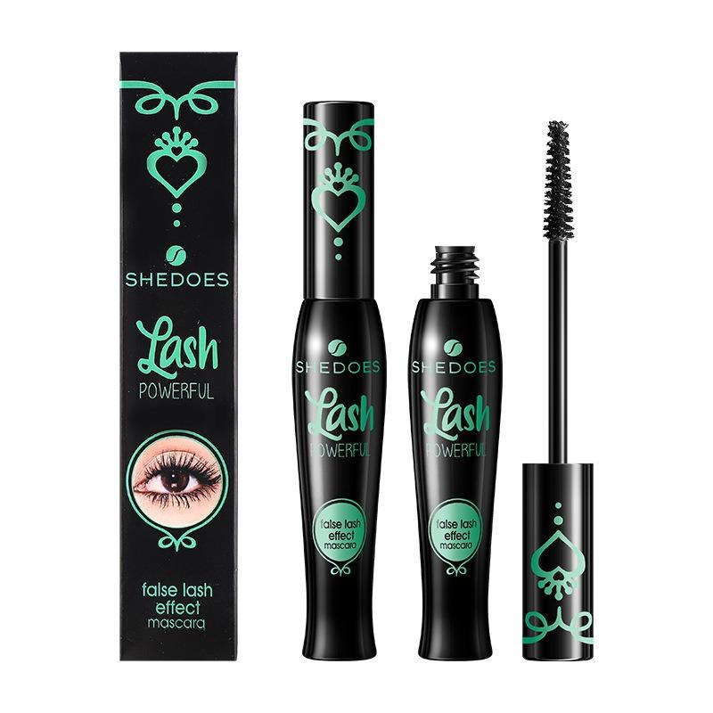Sensation de maquillage de scène Mascara imperméable et résistant à la transpiration, allongement dense, pas facile à démaquiller