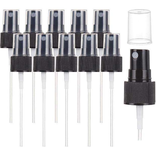 50pcs Spray Bottle Tops For Essential Oil Bottles Empty Containers Bottle Fine Mist Sprayer Replacement Pump