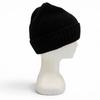 Great CHANEL Knit cap COCO Mark hat black cashmere Women Used